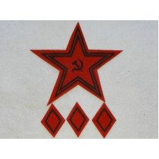КОМАНДУЮЩИЙ АРМИЕЙ, нарукавные знаки различия РККА, обр. 1919 г..